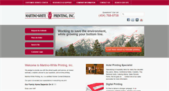 Desktop Screenshot of martinowhite.com